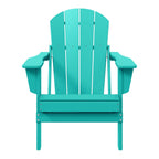 Chaise Adirondack pliante d'extérieur tout temps Polytrends Laguna résistante à la décoloration pour patio