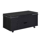Table basse relevable multifonctionnelle et moderne avec rangement dissimulé, 4 tabourets et roulettes, parfaite pour les espaces de vie modernes.