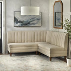 Ensemble de banquette rembourrée 3 pièces Lifestorey Kerrington à dossier capitonné
