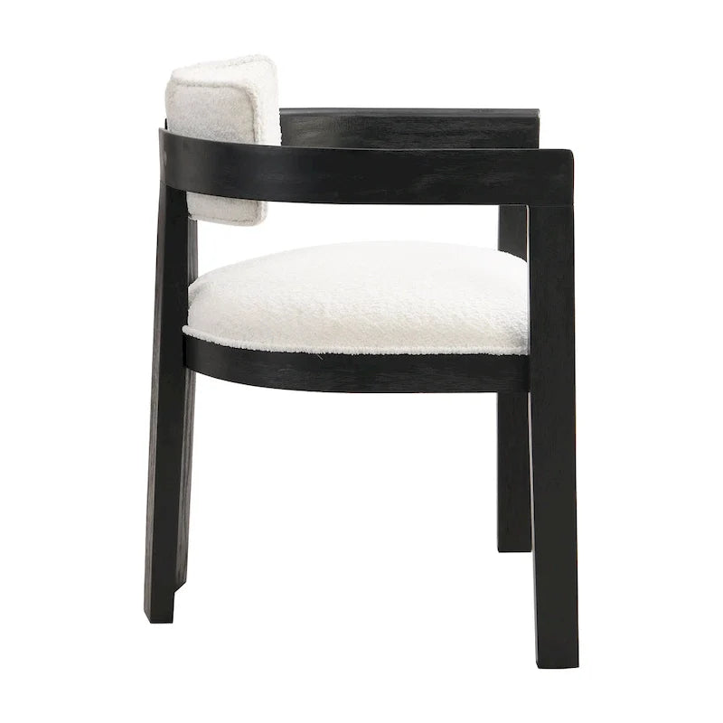 Chaise de salle à manger moderne sophistiquée Conrad avec accoudoirs par Christopher Knight Home