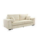 Roomfitters Grand canapé-lit avec rangement, mobilier de canapé moderne à 3 places, canapé rembourré pour petits espaces
