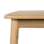 Ensemble de salle à manger d'extérieur rustique Christopher Knight Home Irene 9 pièces en bois d'acacia avec chaises à dossier incurvé et coussins