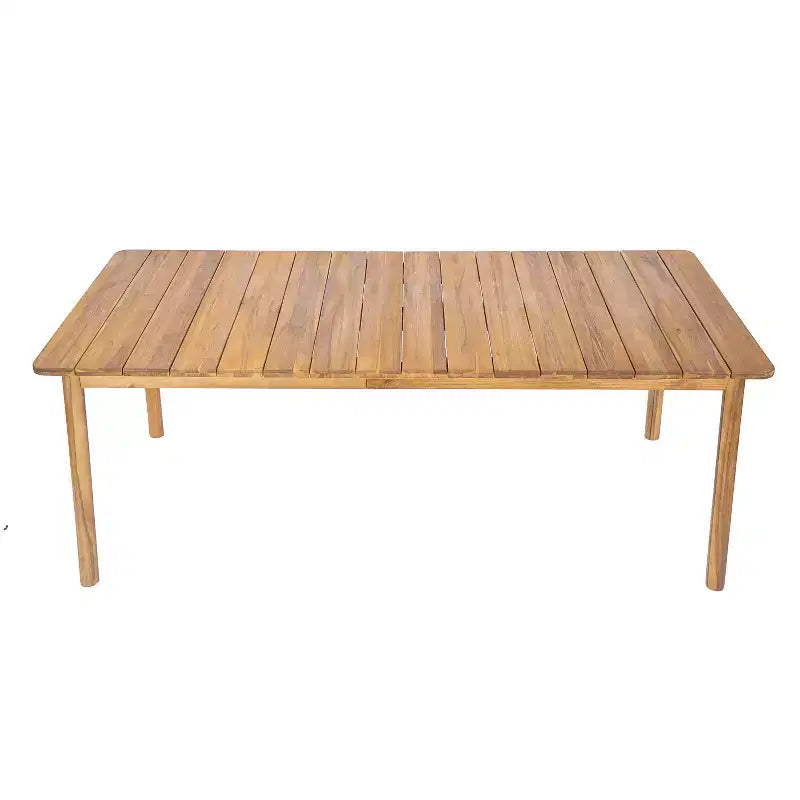 Ensemble de salle à manger d'extérieur rustique Christopher Knight Home Irene 9 pièces en bois d'acacia avec chaises à dossier incurvé et coussins