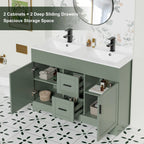 Meuble-lavabo de salle de bain Wavy Line 30/36/48 avec évier et robinet