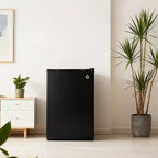 Mini-réfrigérateur de 127 litres avec congélateur, réfrigérateur compact avec porte réversible, thermostat réglable et économe en énergie, petit réfrigérateur