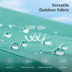 MAISON ARTS Grand Parasol Double Face de 4,5 m avec Base Incluse pour Patio