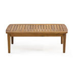 Ensemble de conversation d'extérieur 4 places en bois d'acacia Willowbrook par Christopher Knight Home