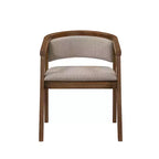Ensemble de salle à manger Christopher Knight Home Simon 5 pièces en bois d'hévéa de style milieu de siècle avec chaises rembourrées en tissu bouclé