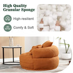 Fauteuil paresseux rond – Blanc/Bleu/Gris/Jaune/Orange/Rouge rosé/Bleu marine/Vert, Siège simple et double