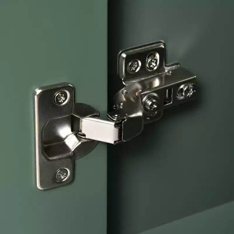 Meuble-lavabo simple de 76 cm avec armoire et 3 tiroirs – Noir / Bleu / Vert / Indigo / Blanc