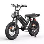 Vélo électrique Eilleo 20 Fat Tire, Moteur 750 W (920 W en pointe), 40 km/h, Autonomie 80-110 km, Batterie 48 V 15,6 Ah, Double Suspension, Shimano 7 vitesses
