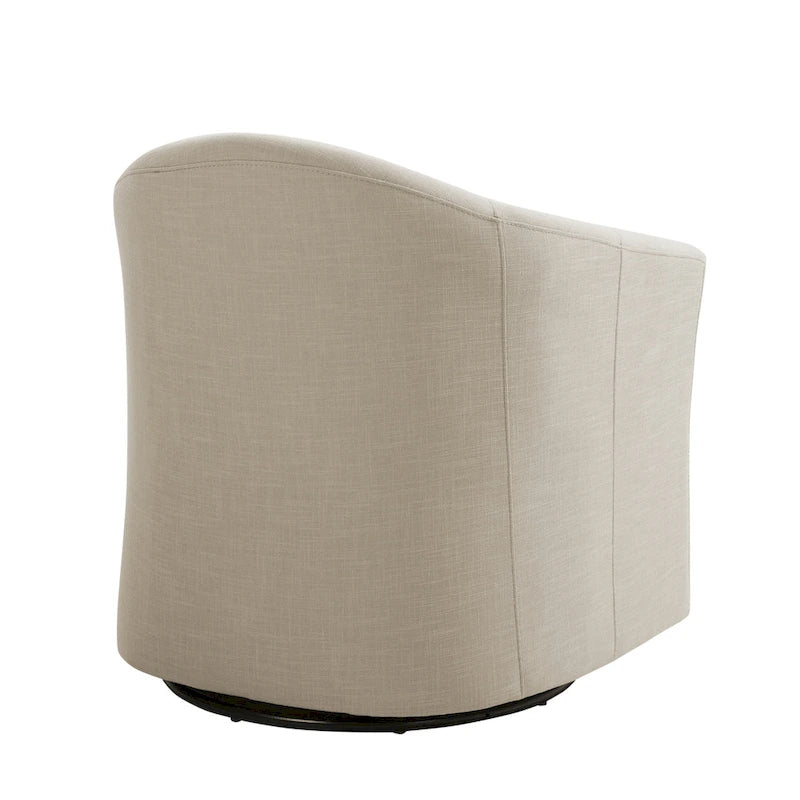 Lot de 2 fauteuils pivotants modernes avec accoudoirs pour salon