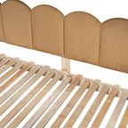 Lit cabane Montessori en bois massif avec plateforme, toit voûté et lit gigogne pour filles et garçons