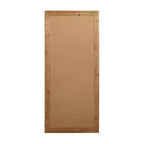 MAYEERTY Cloison de séparation 01 marron en acier galvanisé, 72x47x16, paravent double face antirouille en 6 pièces
