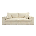 Roomfitters Grand canapé-lit avec rangement, mobilier de canapé moderne à 3 places, canapé rembourré pour petits espaces