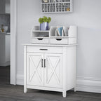 Secrétaire Key West avec meuble de rangement Bush Furniture