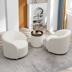 Fauteuil pivotant rembourré KINWELL de 86 cm de large (lot de 2)