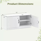 Banc à chaussures 2 portes avec étagères réglables et espace de rangement caché Naturel + Blanc/Blanc
