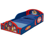 Lit pour enfant en plastique Delta Children « Sommeil et jeu » avec rails de protection intégrés – Pat' Patrouille