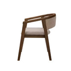Ensemble de salle à manger Christopher Knight Home Simon 5 pièces en bois d'hévéa de style milieu de siècle avec chaises rembourrées en tissu bouclé