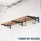 StoreYourBoard Supports d'étagère murale DIY 60 x 240 cm | Étagère murale de garage robuste