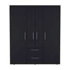 Armoire Bariloche avec tringles, étagères et 2 tiroirs
