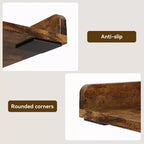 Comptoir pour lave-linge-sécheuse, dessus de machine à laver avec bord surélevé et tapis antidérapant pour le rangement des paniers à linge et l'organisation de la buanderie