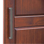 Palace Imports Armoire Cosmo 3 portes 100 % bois massif avec portes en bois massif ou portes miroir