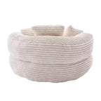 Canapé poire pour adultes et enfants, grand fauteuil poire en velours côtelé avec 3 oreillers et accoudoirs pour salon et chambre à coucher
