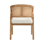 Christopher Knight Home - Chaise de salle à manger capitonnée en cannage (Lot de 2)