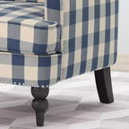 Fauteuil club contemporain Harrison Christopher Knight Home en tissu avec garniture cloutée