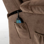 Fauteuil inclinable électrique releveur de massage chauffant