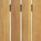 Ensemble de conversation d'extérieur 4 places en bois d'acacia Willowbrook par Christopher Knight Home