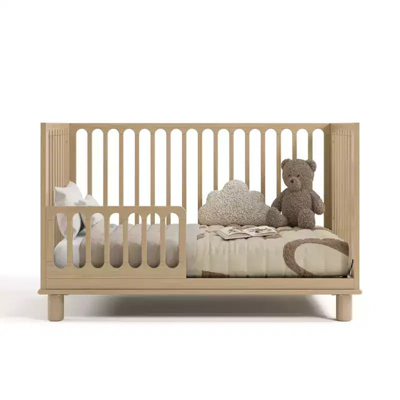 Lit de bébé convertible 3-en-1 de luxe Storkcraft Sicily avec barrière de sécurité pour tout-petit