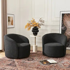 Fauteuil pivotant rembourré KINWELL de 86 cm de large (lot de 2)