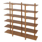 Christopher Knight Home Elliot Étagère de rangement moderne à 6 niveaux en bois avec étagères ouvertes