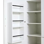 Garde-manger de cuisine autoportant Whisen 71''H, grand buffet de salle à manger avec 6 portes et étagères réglables