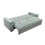 Roomfitters Grand canapé-lit avec rangement, mobilier de canapé moderne à 3 places, canapé rembourré pour petits espaces