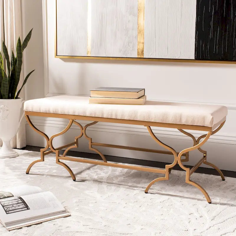 SAFAVIEH Ottilia 46-inch Bench - 46 x 18 x 18 - 46Wx18Dx18H