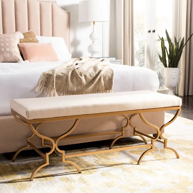 Banc SAFAVIEH Ottilia 46 pouces - 46 x 18 x 18 - 46L x 18P x 18H