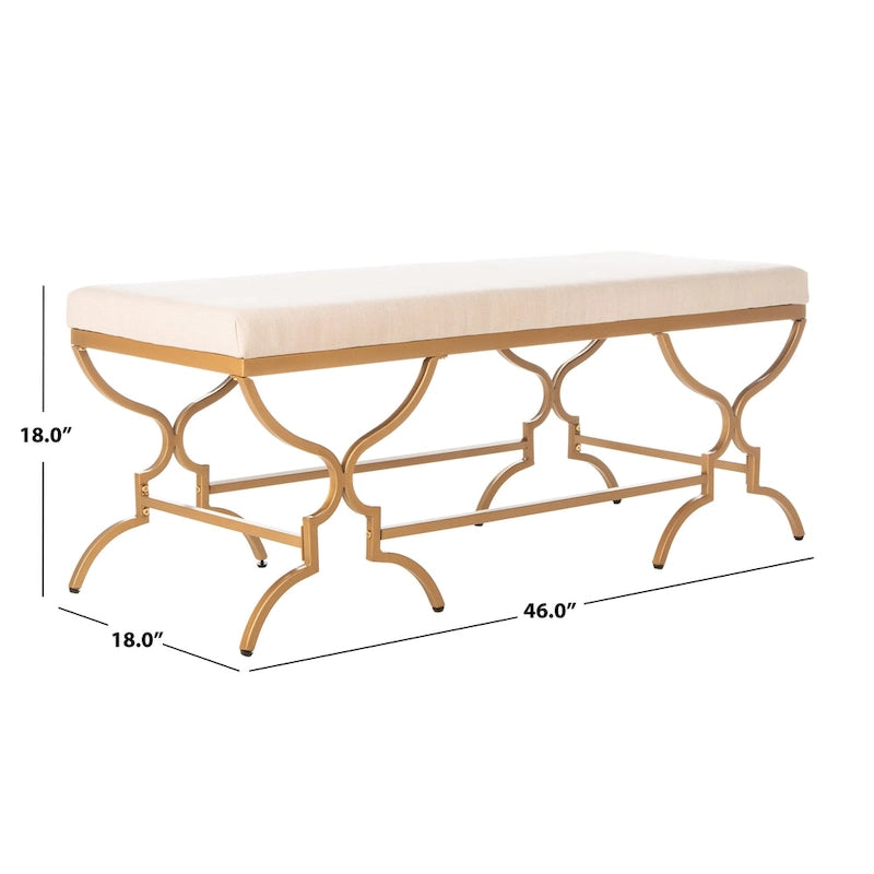 Banc SAFAVIEH Ottilia 46 pouces - 46 x 18 x 18 - 46L x 18P x 18H