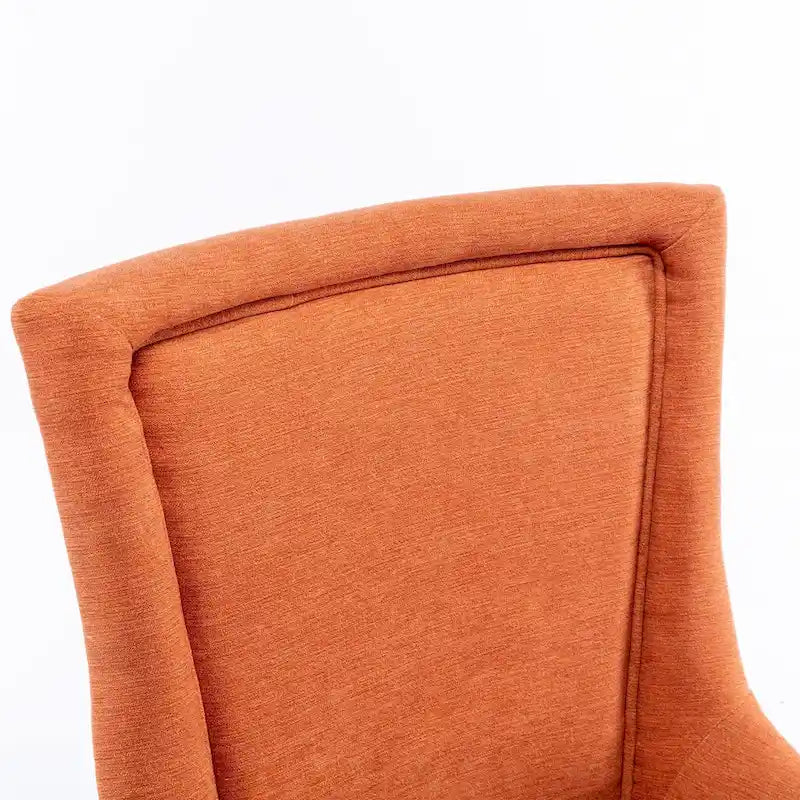 Chaise de salle à manger Ultra Side avec tissu épaissi et clous décoratifs en bronze