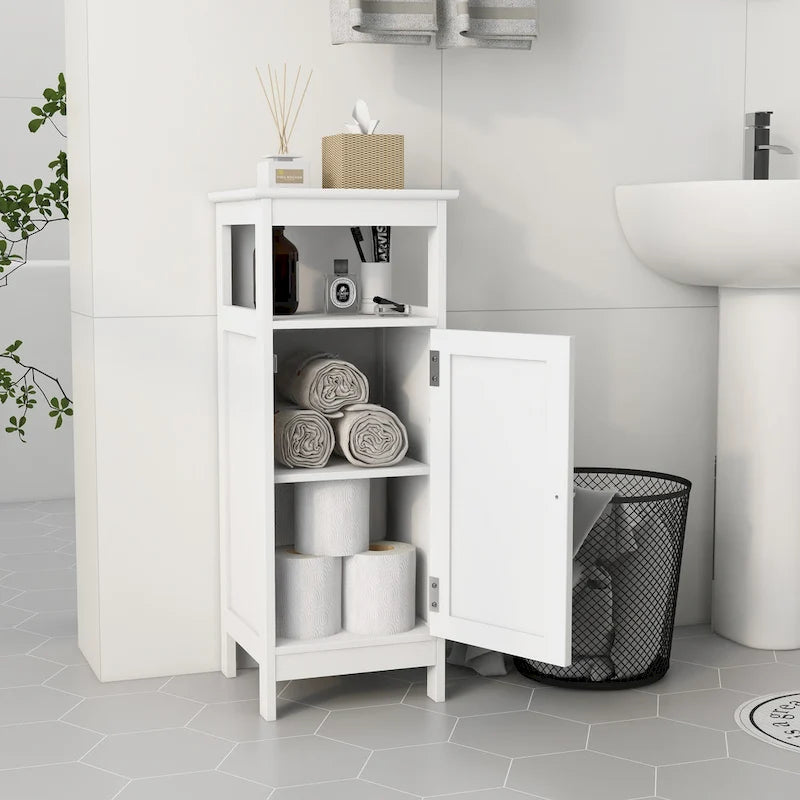 Armoire de salle de bain à porte simple