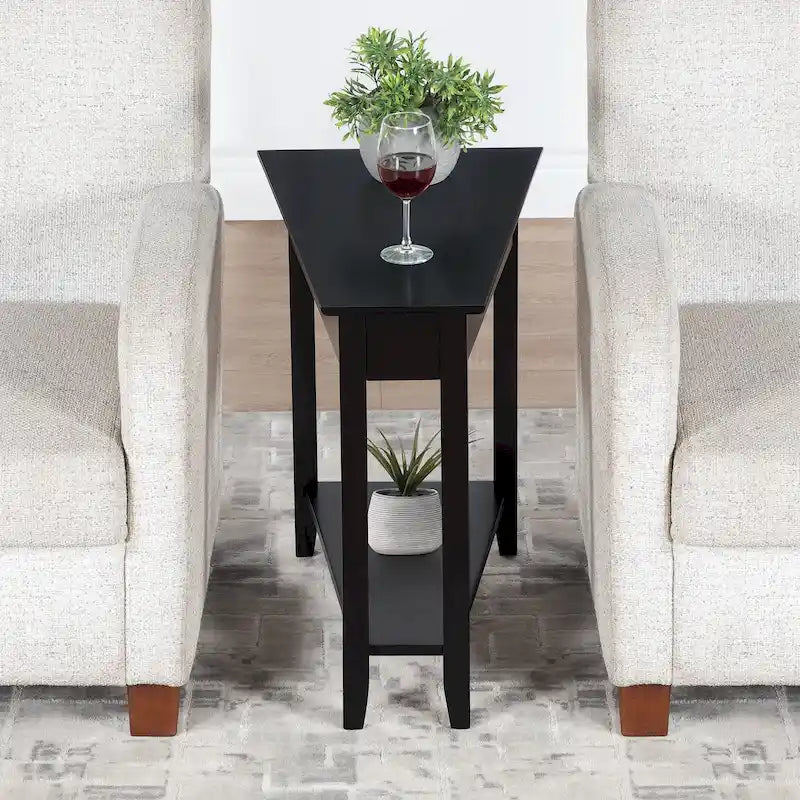 Table d'appoint à étagère American Heritage Wedge
