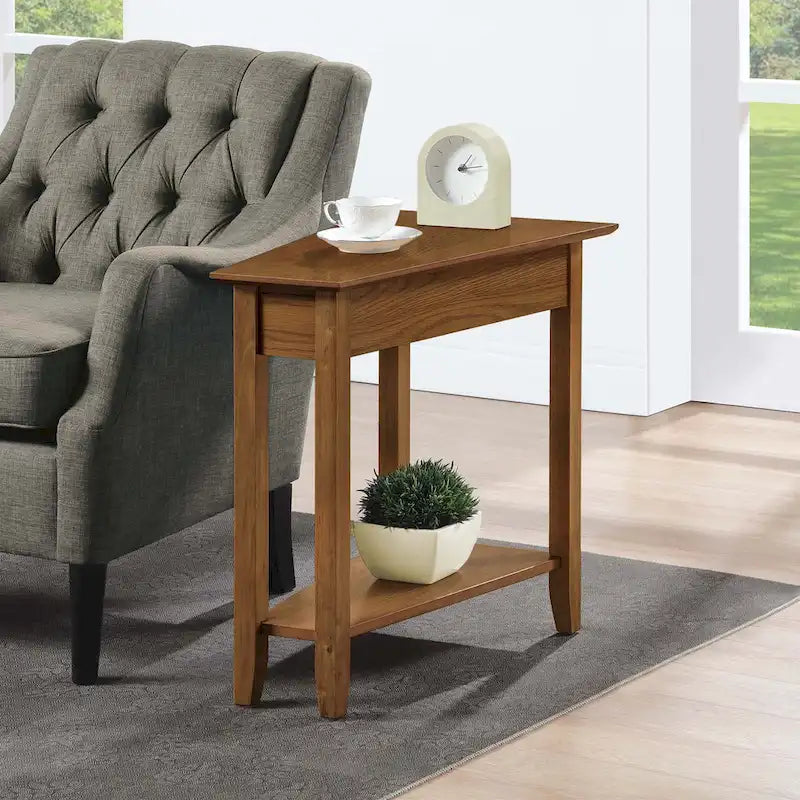 Table d'appoint à étagère American Heritage Wedge