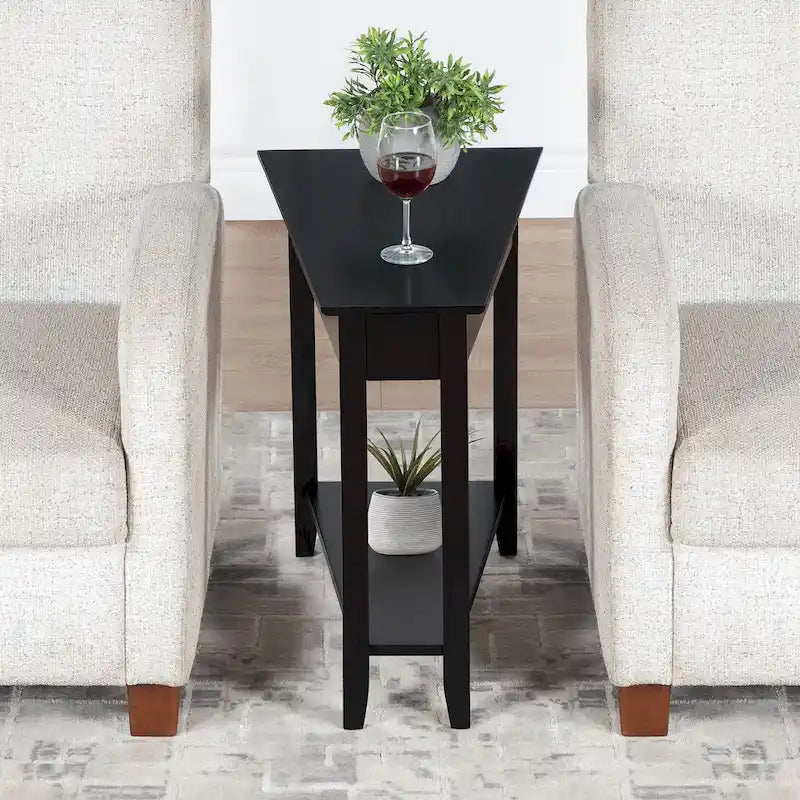 Table d'appoint à étagère American Heritage Wedge