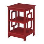 Table d'appoint avec étagères