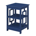 Table d'appoint avec étagères