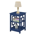 Table d'appoint avec étagères