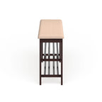 Banc à chaussures Porch & Den Champa en métal et bois